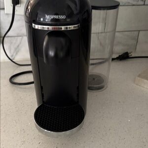 Nespresso Black and Silver Coffee Maker